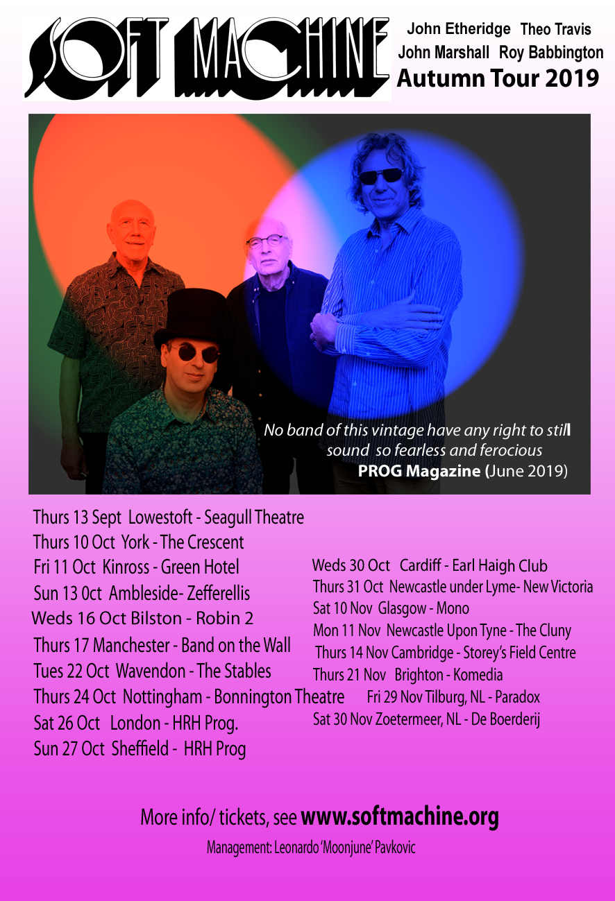 Soft Machine Tour Poster 2019